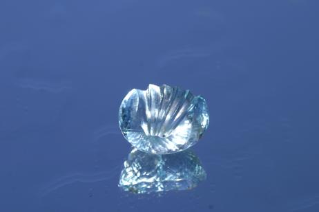 Topazio azzurro, taglio a laser fantasia000000